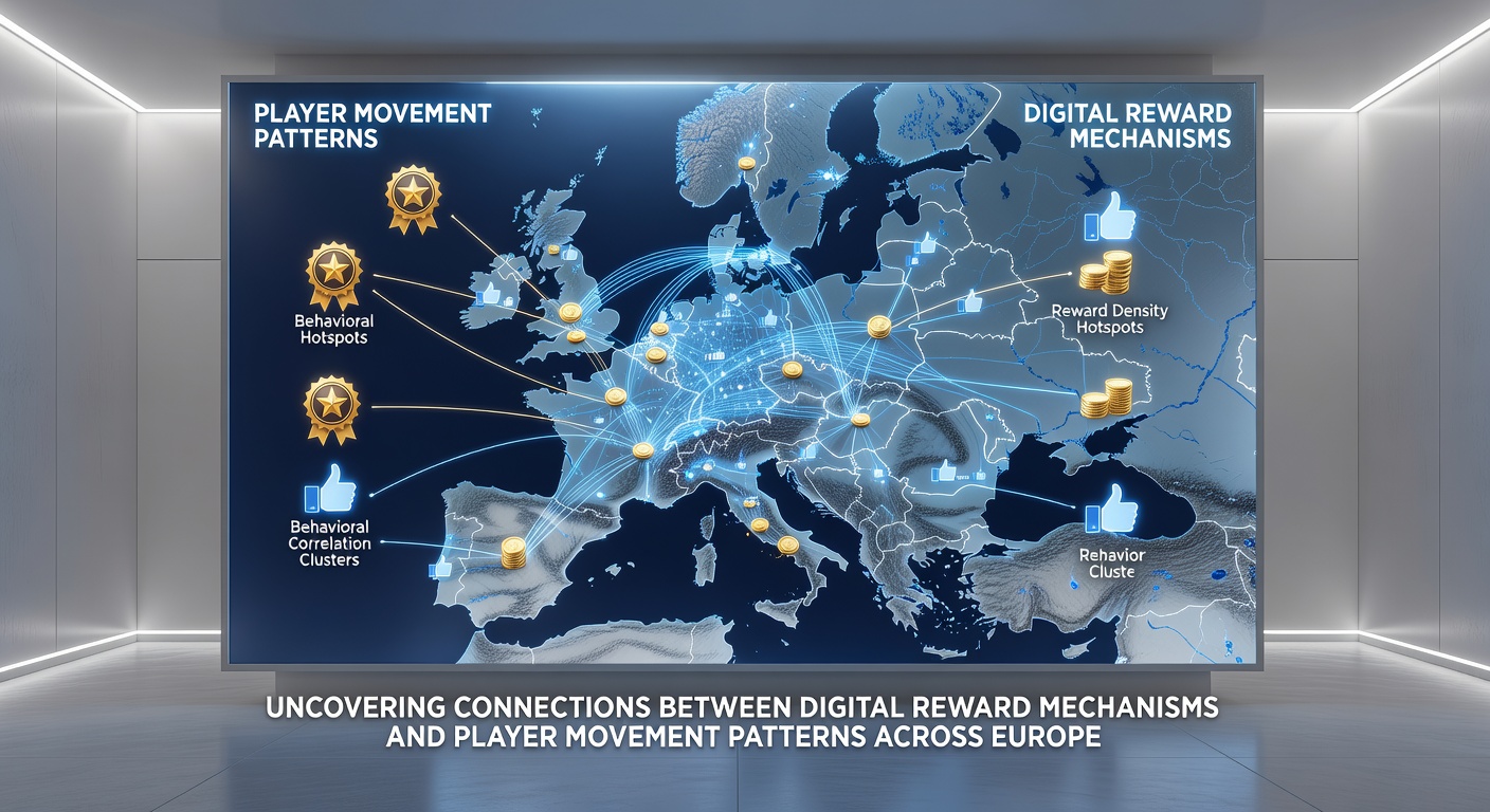 Analyse von Spielerbewegungen und Belohnungssystemen auf digitalen Karten europäischer Festivals